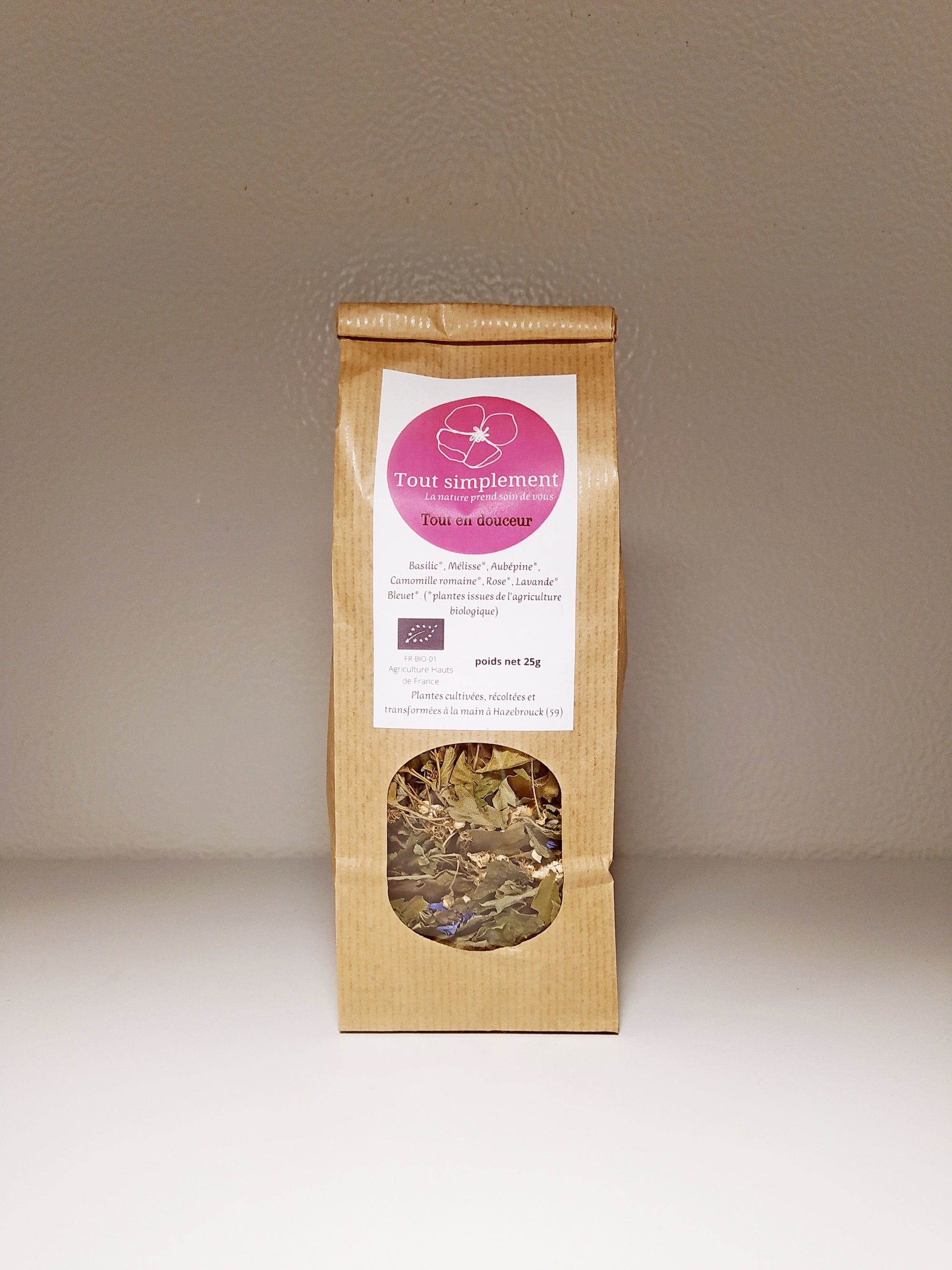 Tisane Bio "Tout en douceur" Épicerie sucrée Laurie - Herboriste - Hazebrouck