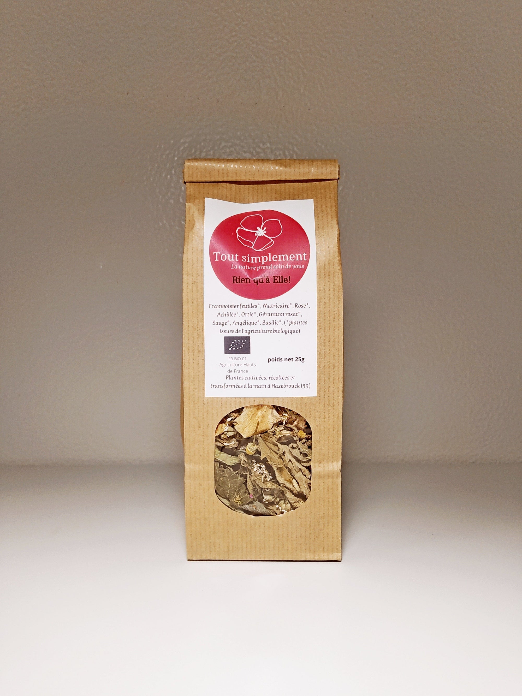 Tisane Bio "Rien qu'à elle" Épicerie sucrée Laurie - Herboriste - Hazebrouck