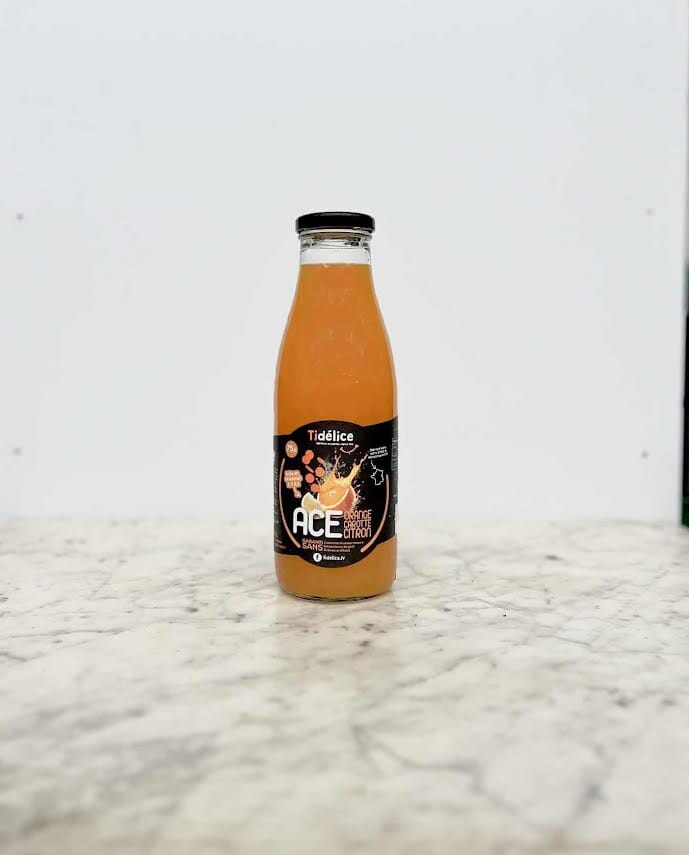 Jus orange carotte et citron (75cl) Boissons Henry - Tidélice - Hondschoote