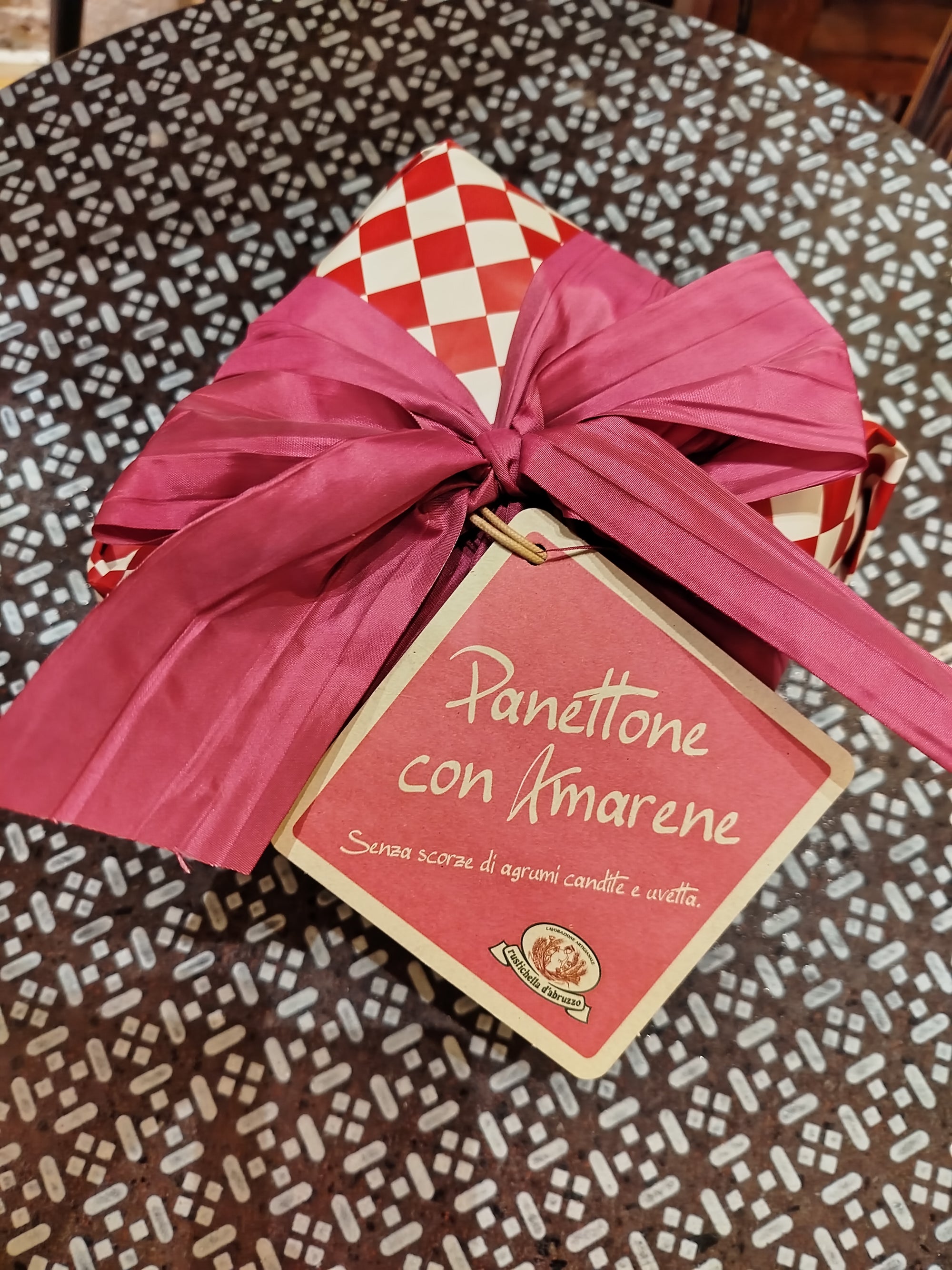 Panettone à la Cerise Amarena Rustichella(750g)