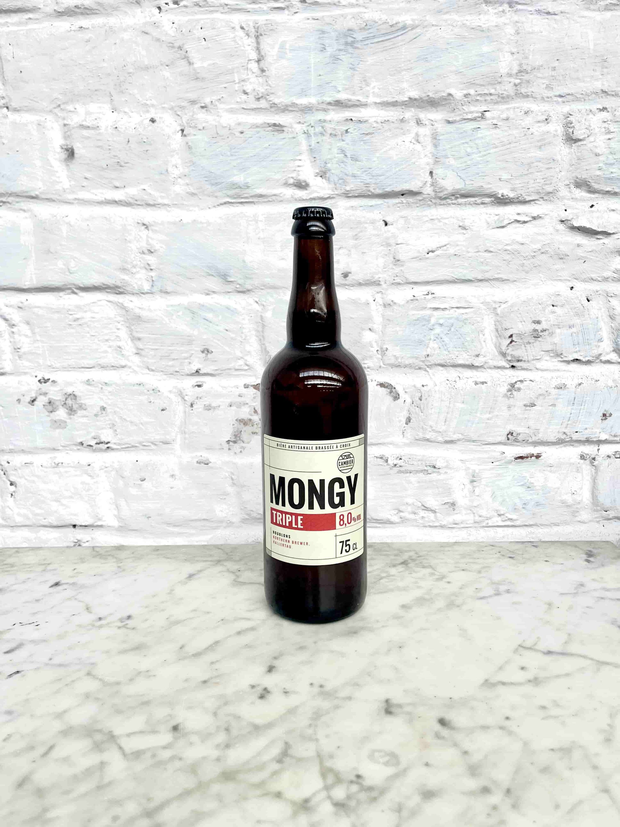 Bière Mongy triple - 8.0° (75cl) Boissons alcoolisées Brasserie Cambier - Croix