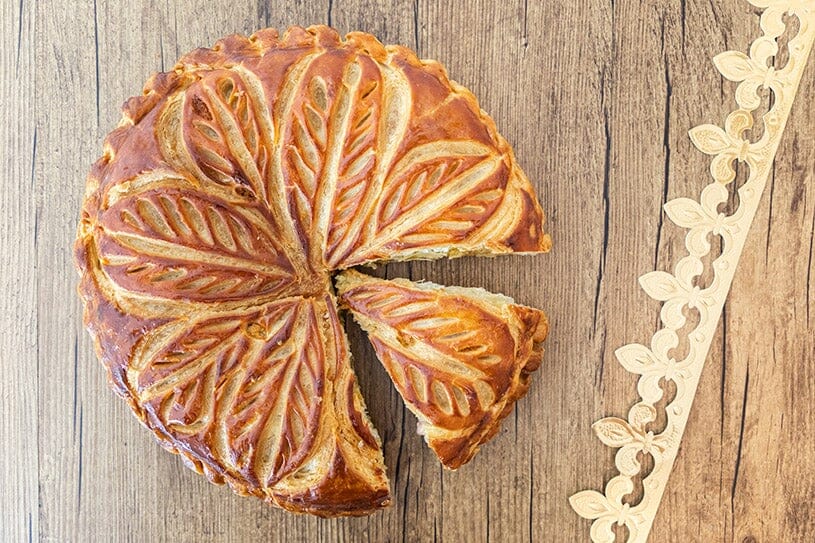 Galette des rois à la pomme (8 personnes) Boulangerie Mathieu - Boulangerie Mathieu - Lille