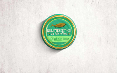 Rillettes de thon au poivre vert (boîte de 60g) Épicerie salée La belle-iloise - Quiberon