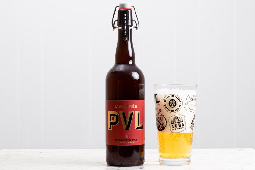 Bière Amber Ale - PVL ambrée - 6° (75 cl) Boissons Jean-François & Alexis - Brasserie du Pavé - Ennevelin