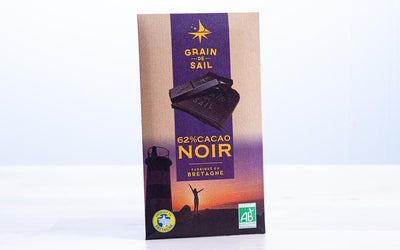 Chocolat noir 62% de cacao bio (100g) Epicerie Grain de Sail - Morlaix