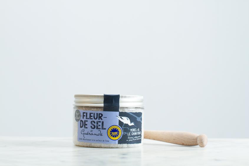 Fleur de sel de Guérande (pot de 125g) Epicerie Gilles et Matthieu - L'atelier du sel - Guérande