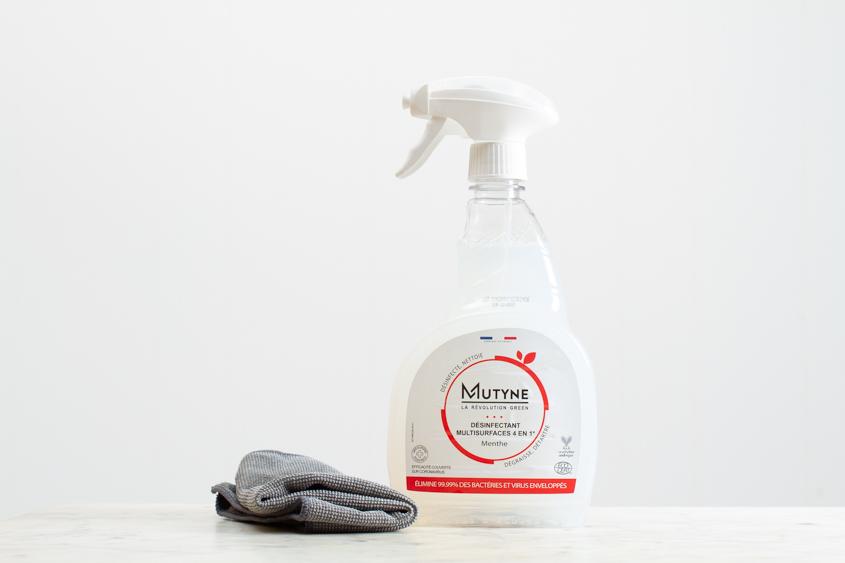 Spray désinfectant multi usage 4 en 1 (750 ml) Hygiène & Maison Ghizlaine et romain - Mutyne - Villeneuve d'Ascq