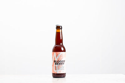 Bière gose - Bloody Berry - 7,5° (33cl) Boissons alcoolisées Pierre, Guillaume et Valentin - Brasserie Le Singe Savant - Lille Moulins