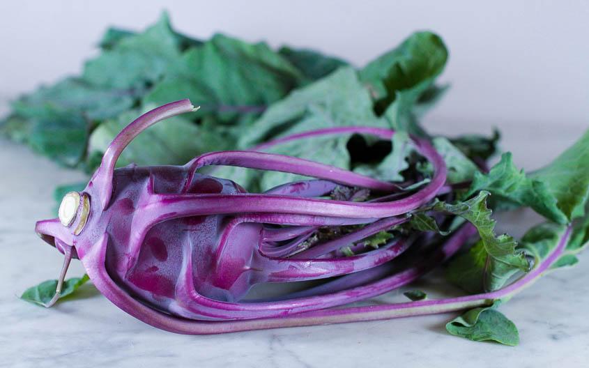 Chou rave vert ou violet bio (pièce) Les légumes bio Spenninck - Lomme