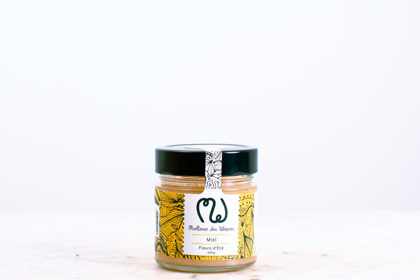 Miel de fleurs d'été (250g) Épicerie sucrée Loïc et Nicolas - Miellerie des Weppes - Marquillies