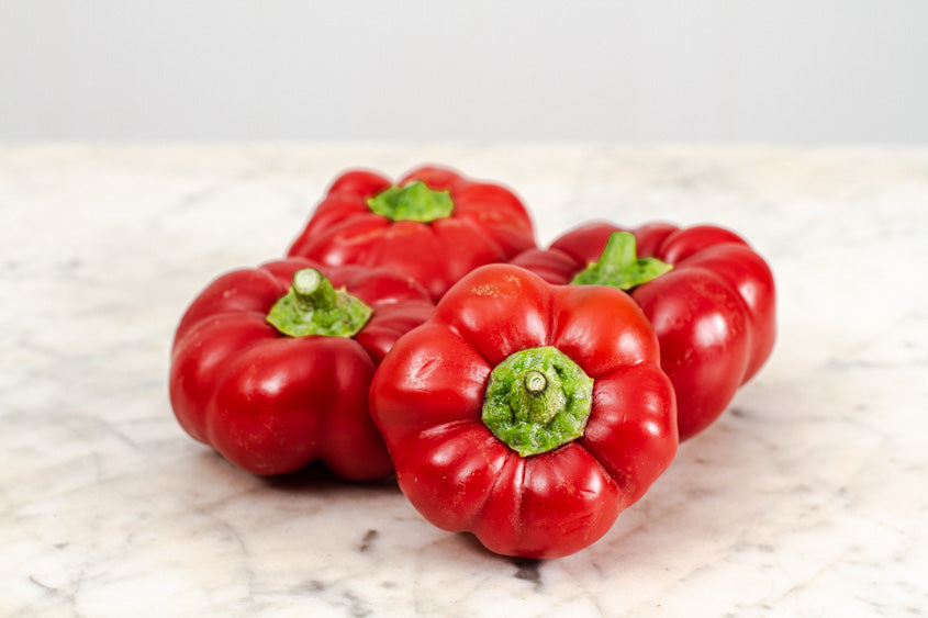 Poivrons rouge tomates bio (500g) Les légumes bio Guillaume Pinte - Arleux en gohelle