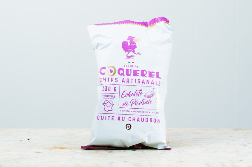 Chips échalote de Picardie (130g) Épicerie salée Etienne et André - la chips Coquerel - Saint-Aubin