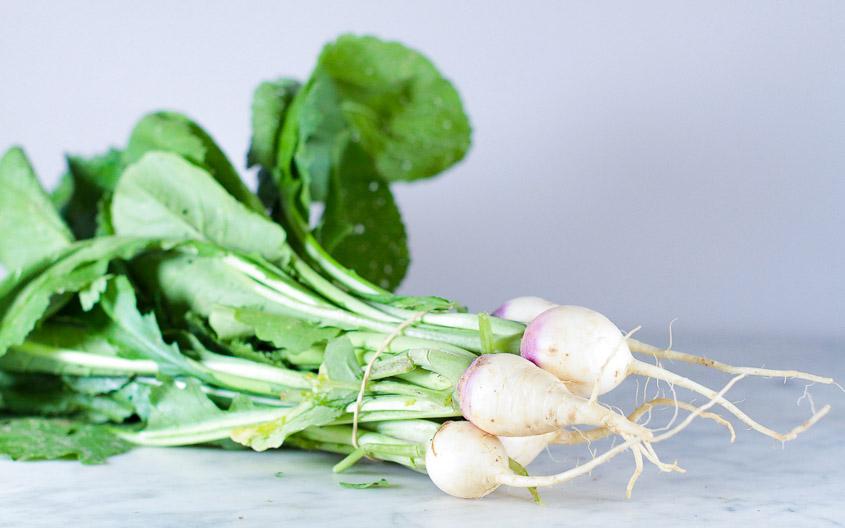 Mini navets nouveaux (botte de 5) Les légumes bio Philippe Lallau - Bailleul
