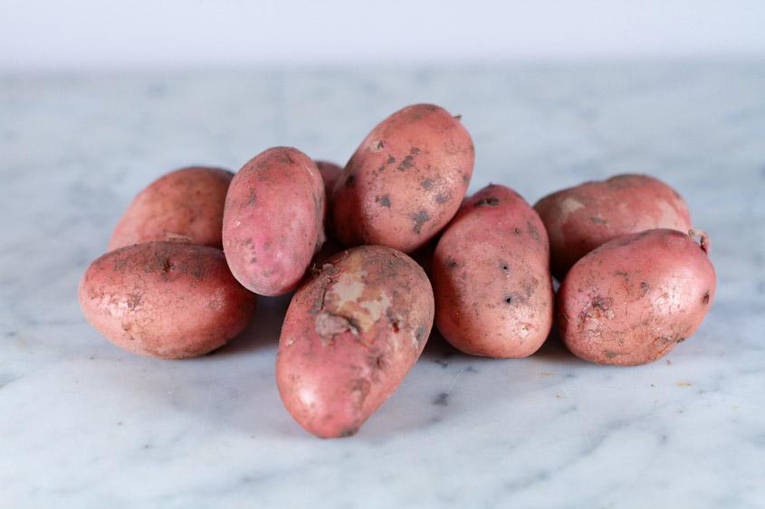 Pommes de terre primeur rosabelle bio (1kg) Les légumes bio Nicolas - La Ferme des 4 vents - Hem