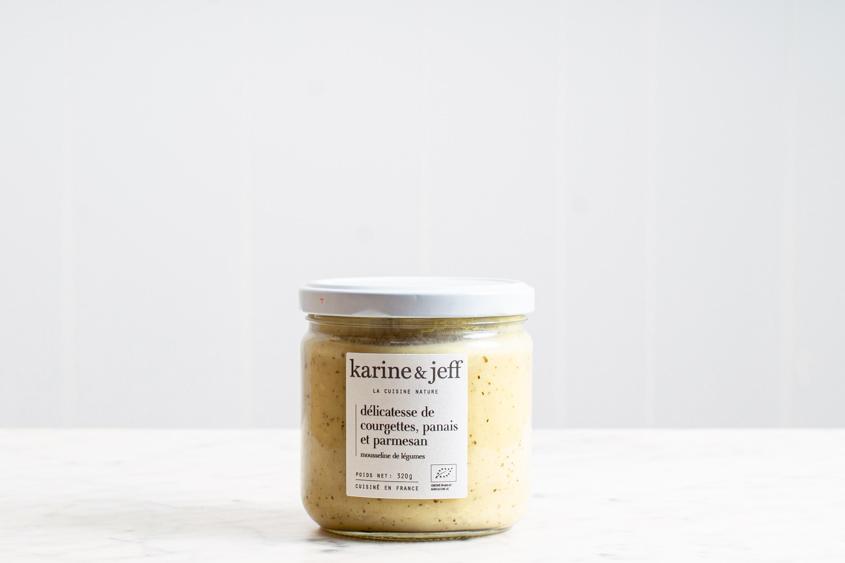 Délicatesse de courgettes, panais et parmesan bio (320g) Epicerie Karine & Jeff - Revel