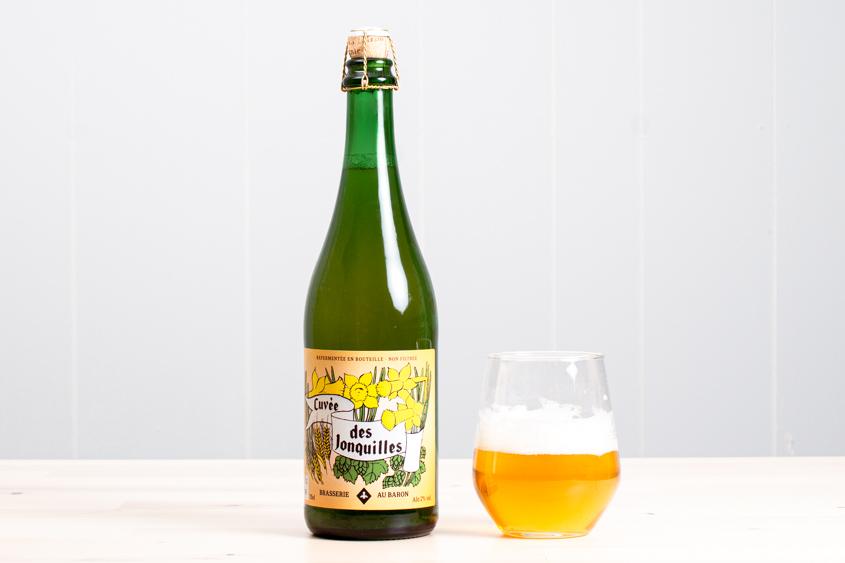 Bière blonde - Cuvée des jonquilles - 7° (75cl) Boissons Florence et Xavier - Brasserie au Baron - Gussignies