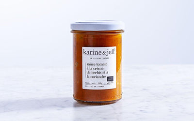 Sauce tomate à la crème de brebis et à la coriandre bio (200g) Epicerie Karine & Jeff - Revel